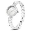 Reloj tipo pulsera Matrix de fabricación suiza, pulseras de cristales, blanco, acero inoxidable Reloj tipo pulsera Matrix de fabricación suiza, pulseras de cristales, blanco, acero inoxidable