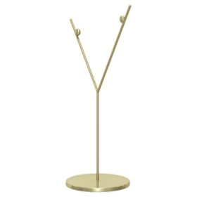 Soporte para adornos en tono dorado
