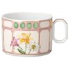 Taza combinada Idyllia con platillo, de porcelana, con motivo de cristal, ramo de flores, multicolor Taza combinada Idyllia con platillo, de porcelana, con motivo de cristal, ramo de flores, multicolor