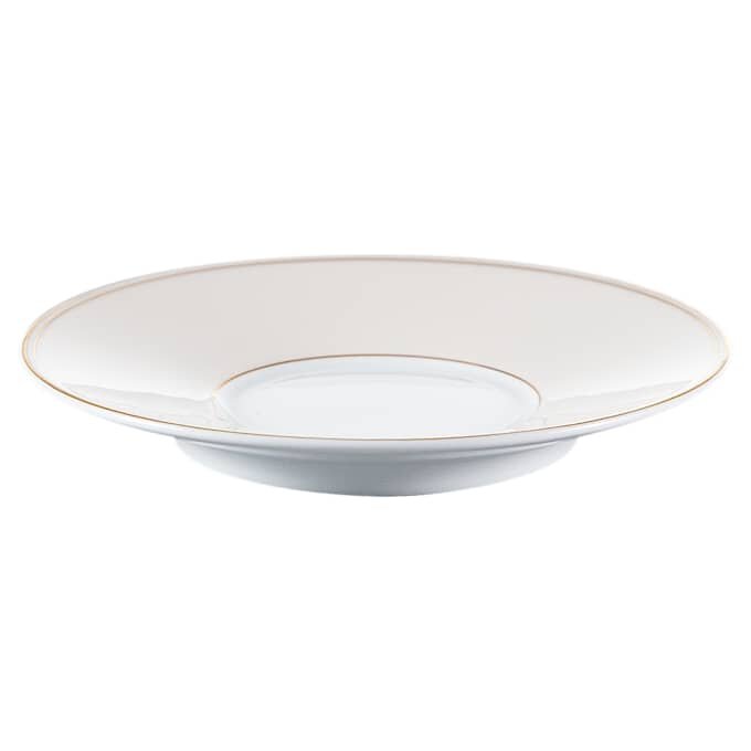 Taza de café con platillo Idyllia, de porcelana, con motivo de cristales, flores y multicolor Taza de café con platillo Idyllia, de porcelana, con motivo de cristales, flores y multicolor