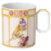 Taza de porcelana Idyllia, motivo de cristal, pinzón, amarillo Taza de porcelana Idyllia, motivo de cristal, pinzón, amarillo