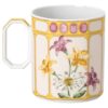 Taza de porcelana Idyllia, motivo de cristal, pinzón, amarillo Taza de porcelana Idyllia, motivo de cristal, pinzón, amarillo