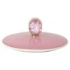 Taza de porcelana Idyllia, motivo de cristales, pinzón, rosa Taza de porcelana Idyllia, motivo de cristales, pinzón, rosa