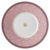 Taza de té con platillo Signum, de porcelana, rosa Taza de té con platillo Signum, de porcelana, rosa