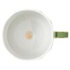 Taza de té con platillo Signum, de porcelana, verde Taza de té con platillo Signum, de porcelana, verde
