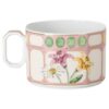 Taza de té Idyllia con platillo, porcelana, motivo de cristal, ramo de flores, multicolor Taza de té Idyllia con platillo, porcelana, motivo de cristal, ramo de flores, multicolor