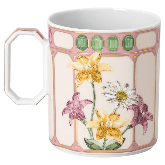 Taza Idyllia de porcelana, motivo Crystal Print, papamoscas, rosa Taza Idyllia de porcelana, motivo Crystal Print, papamoscas, rosa