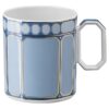 Taza Signum con tapa, de porcelana, azul Taza Signum con tapa, de porcelana, azul