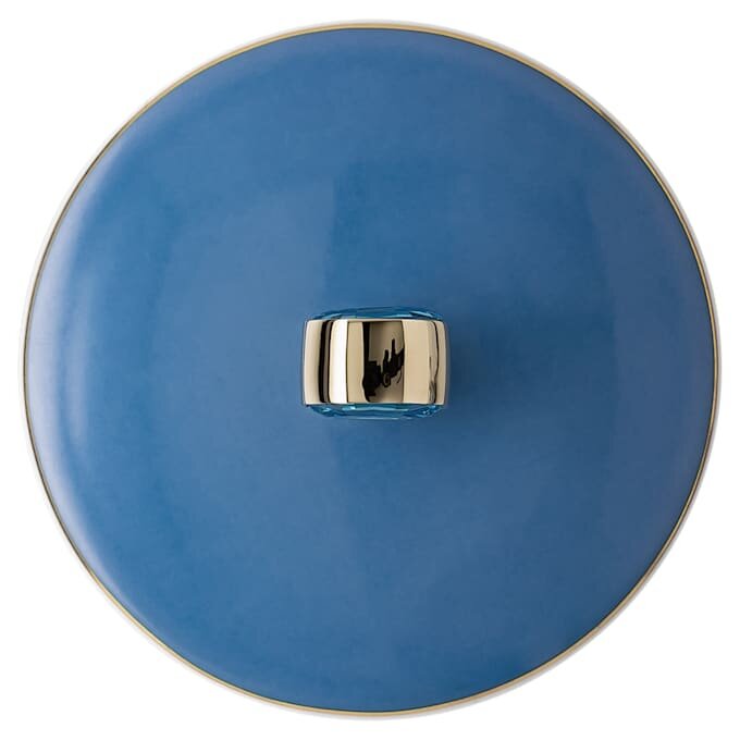 Taza Signum con tapa, de porcelana, azul Taza Signum con tapa, de porcelana, azul