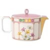 Tetera Idyllia de porcelana, motivo de cristales, papamoscas, pequeña, multicolor Tetera Idyllia de porcelana, motivo de cristales, papamoscas, pequeña, multicolor