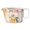 Tetera Idyllia de porcelana, motivo de cristales, papamoscas, pequeña, multicolor Tetera Idyllia de porcelana, motivo de cristales, papamoscas, pequeña, multicolor