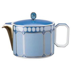 Tetera Signum de porcelana, pequeña, azul