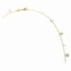 Una Angelic Strandage Crystal Pearl, talla redonda, blanco, chapado en tono dorado Una Angelic Strandage Crystal Pearl, talla redonda, blanco, chapado en tono dorado