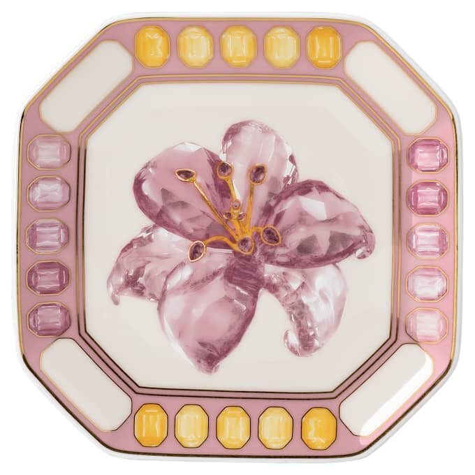 Vide poche de porcelana Idyllia, motivo de cristal, lirio, multicolor Vide poche de porcelana Idyllia, motivo de cristal, lirio, multicolor